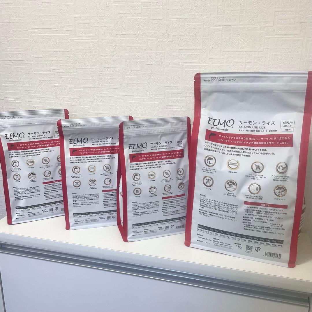ELMO サーモンライス 5.4kg 成犬用 エルモ 総合栄養食 カリカリ 餌