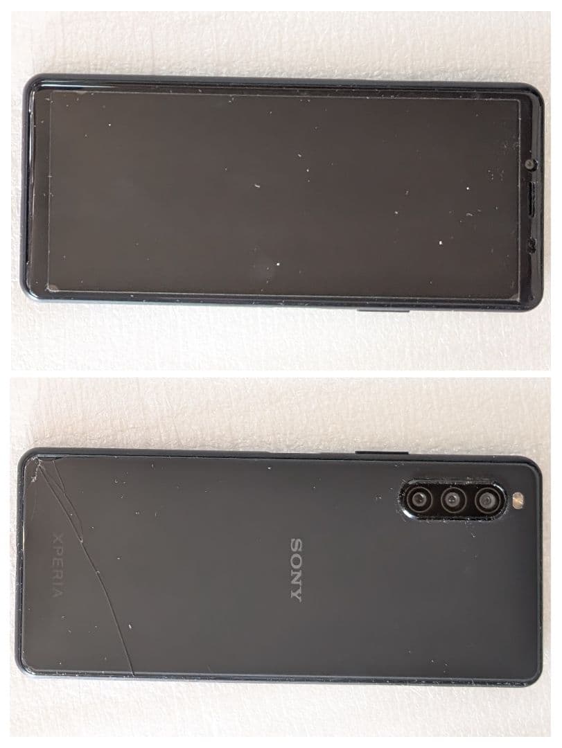 SONY Xperia 10II au SOV43 ブラック 64GB