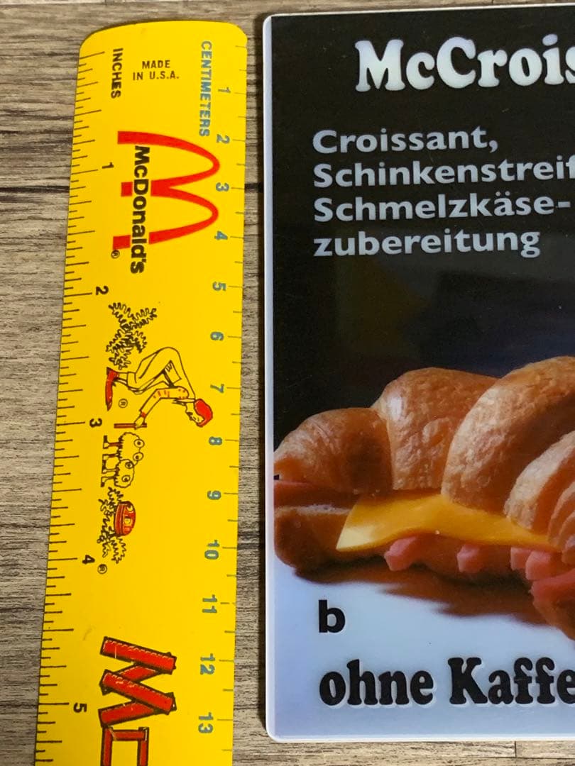 90年代 ドイツ マクドナルド 店舗備品 ディスプレイ 看板 サイン レア