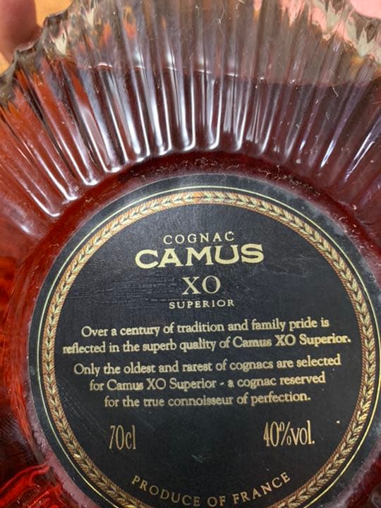 値下交渉受付中CAMUS COGNAC XO SUPERIOR カミュ