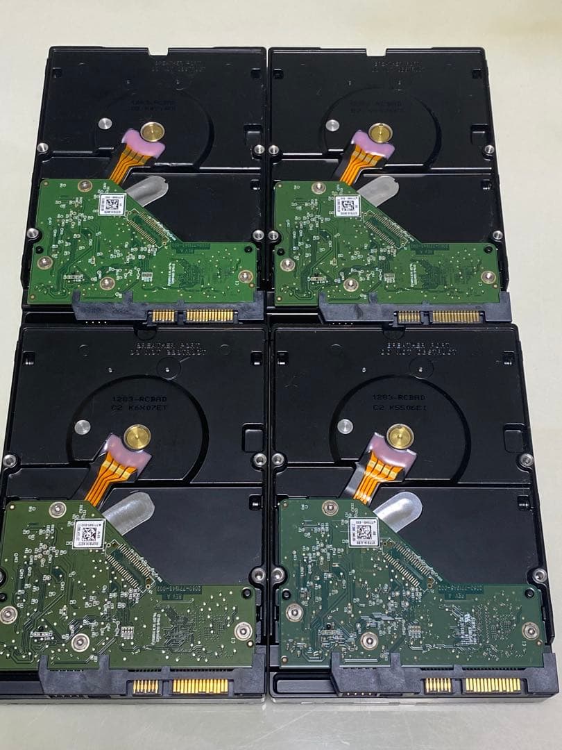 WD 3.5インチHDD 4TB 4台セット