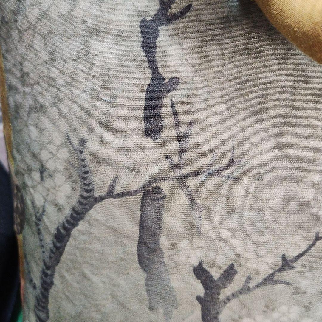 SALE　一閑張りバッグ　夜桜　鳩　鳥　ハンドメイド