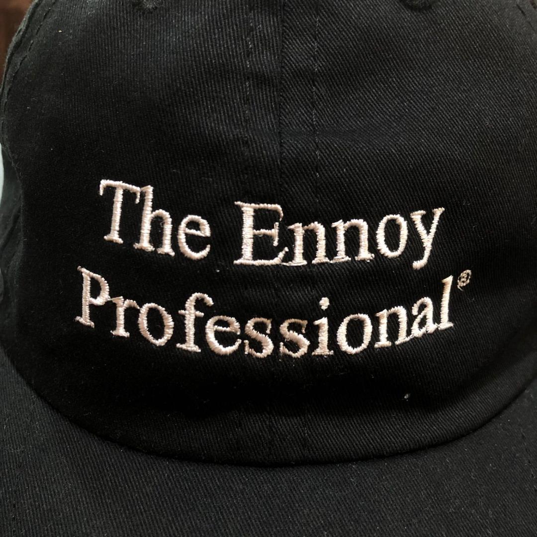 即日発送ENNOY PROFESSIONALCOTTON CAP (BLACK)