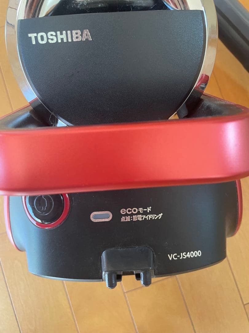 【美品】TOSHIBA 掃除機 VC-JS4000 赤 サイクロン掃除機