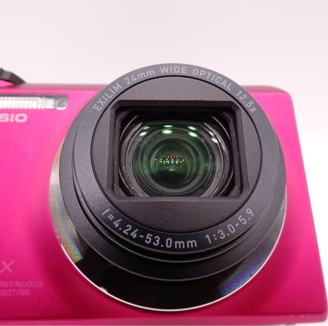 【動作確認済】 CASIO EXILIM EX-ZR200 ピンク コンデジ
