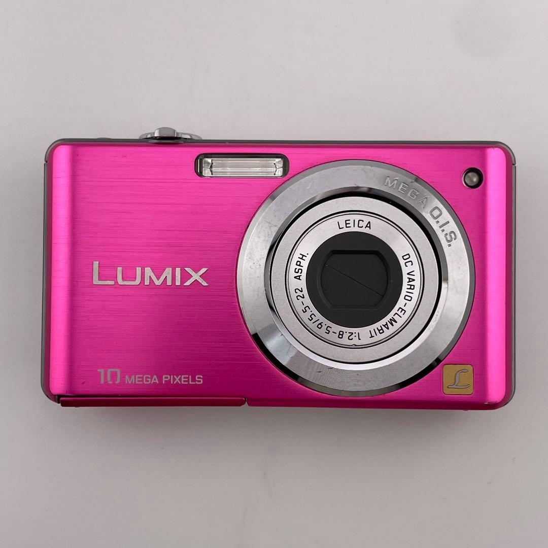 実写美⭕️【動作確認済】Panasonic LUMIX DMC-FS7　ピンク