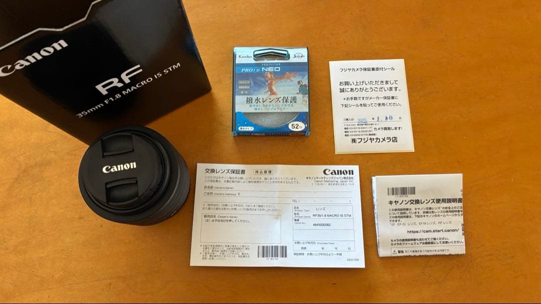 【美品】Canon RF 35mm F1.8 MACRO IS STM