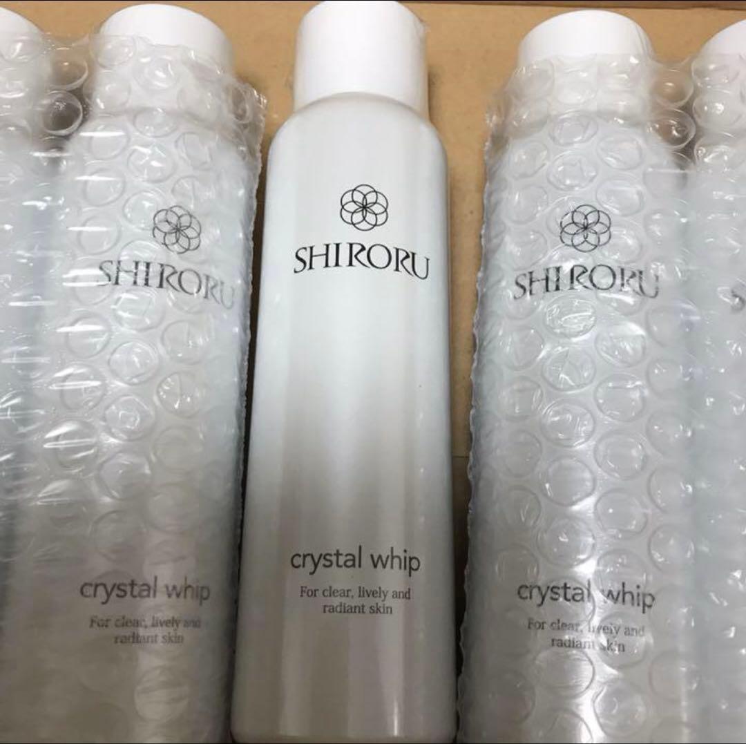 shiroruクリスタルホイップ(洗顔料)5本セット　毛穴の芯取り