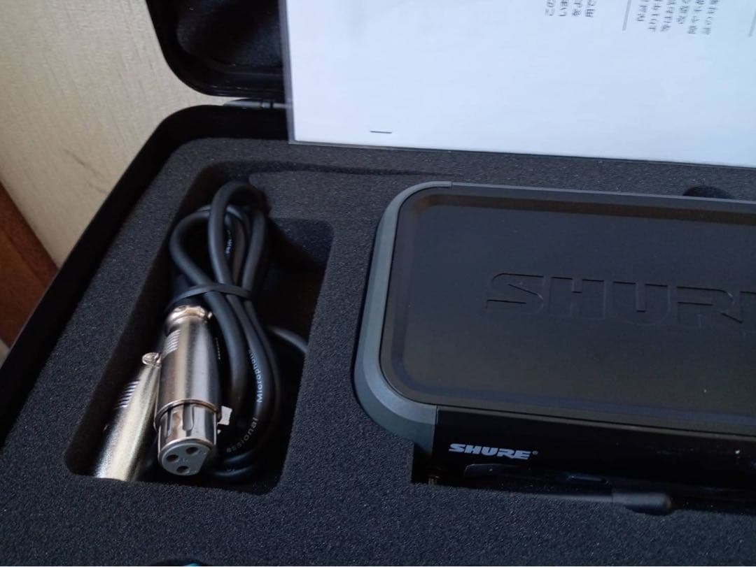SHURE　シュア　ワイヤレスマイク　PGX　BETA58A 取扱説明書有り