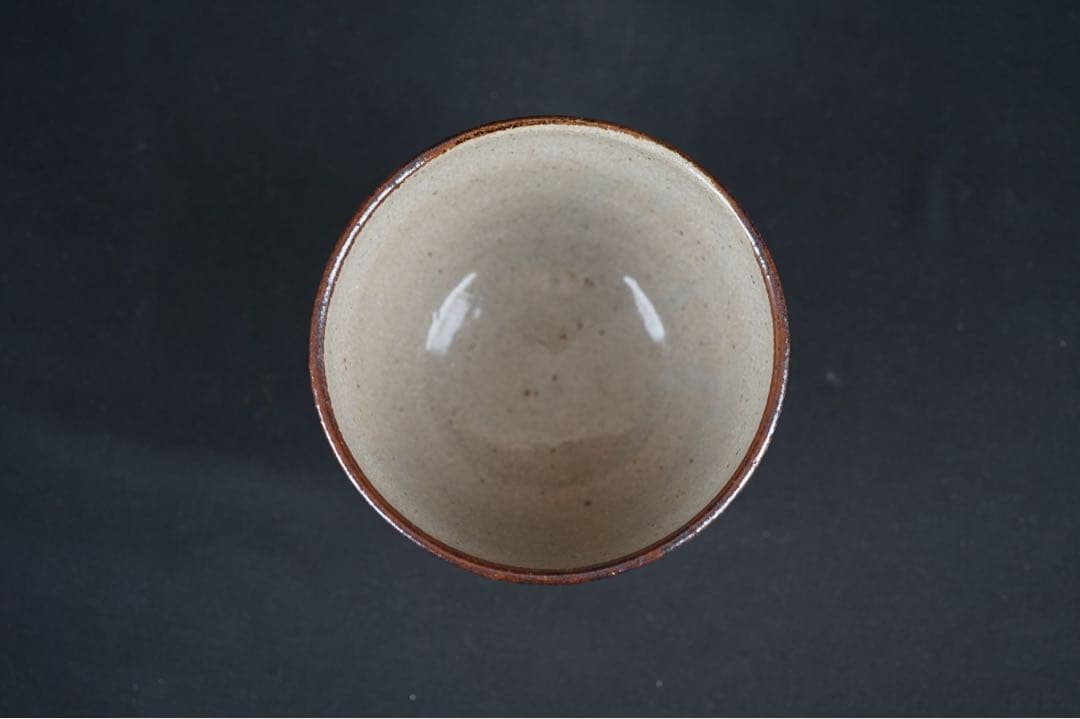 十三代 中里太郎右衛門 (逢庵) 唐津 皮鯨 茶碗 共箱 日本工匠会会長 茶道具
