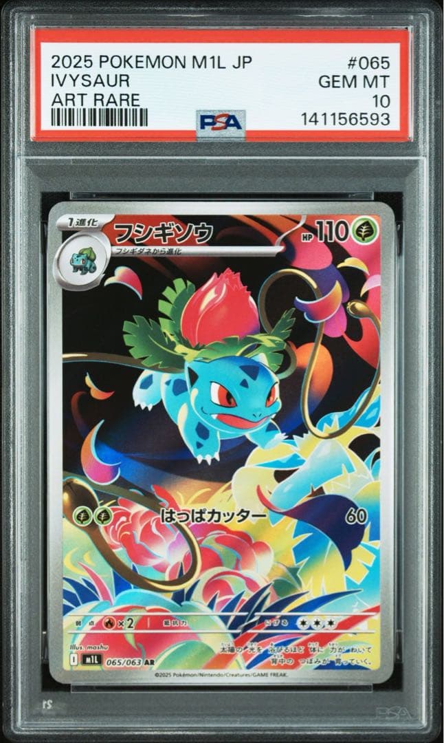 【PSA】進化ライン3連番　フシギダネ　フシギソウ　メガフシギバナex sar