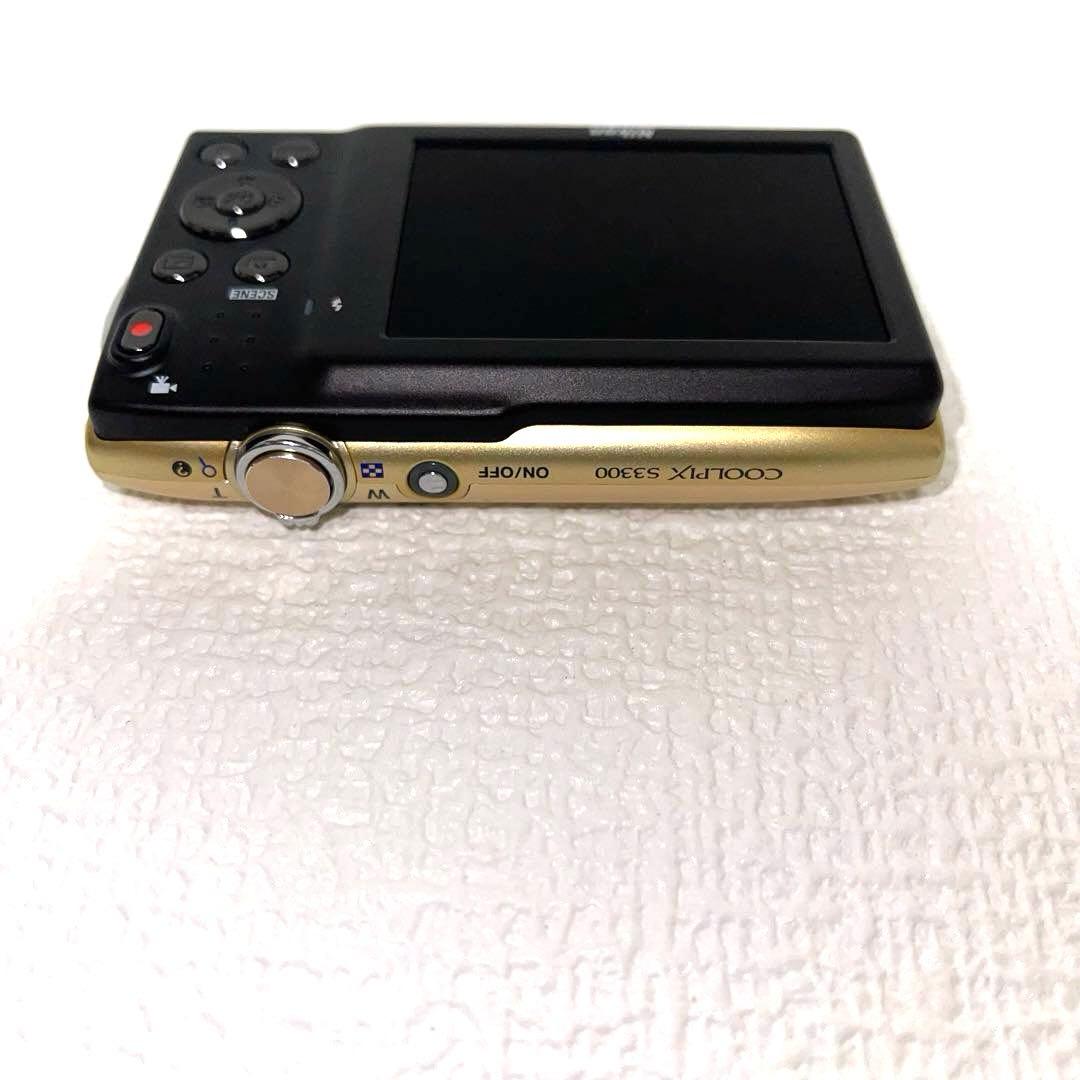 Nikon COOLPIX S3300 コンパクトデジタルカメラ ゴールド