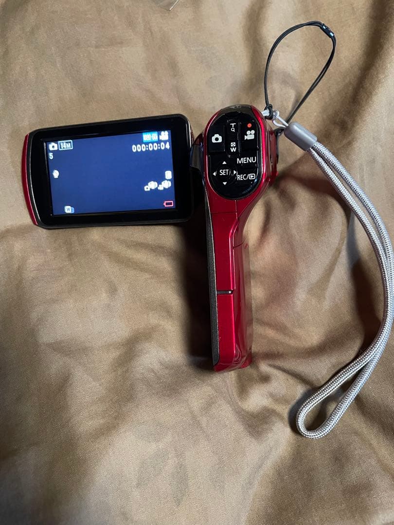 Panasonic HX-DC3 ビデオカメラ レッド