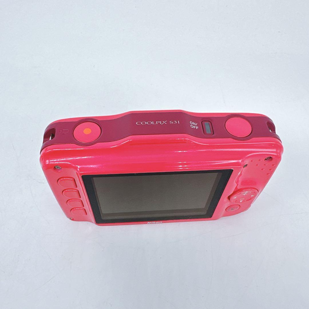 美品★Nikon COOLPIX S31 ピンク デジカメ