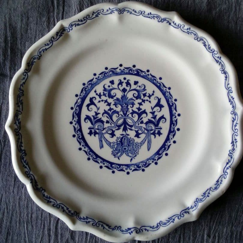 フランス ジアン 中皿 1896年