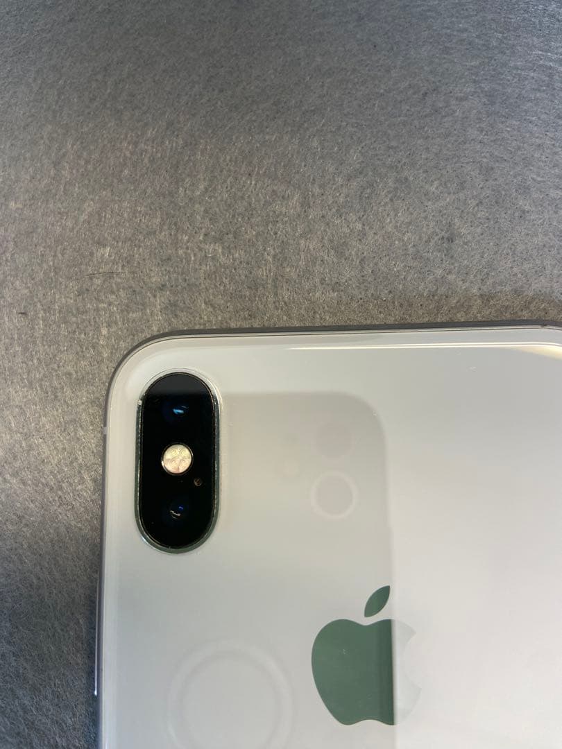 美品 国内版 SIMフリー iPhoneX 256GB シルバー色