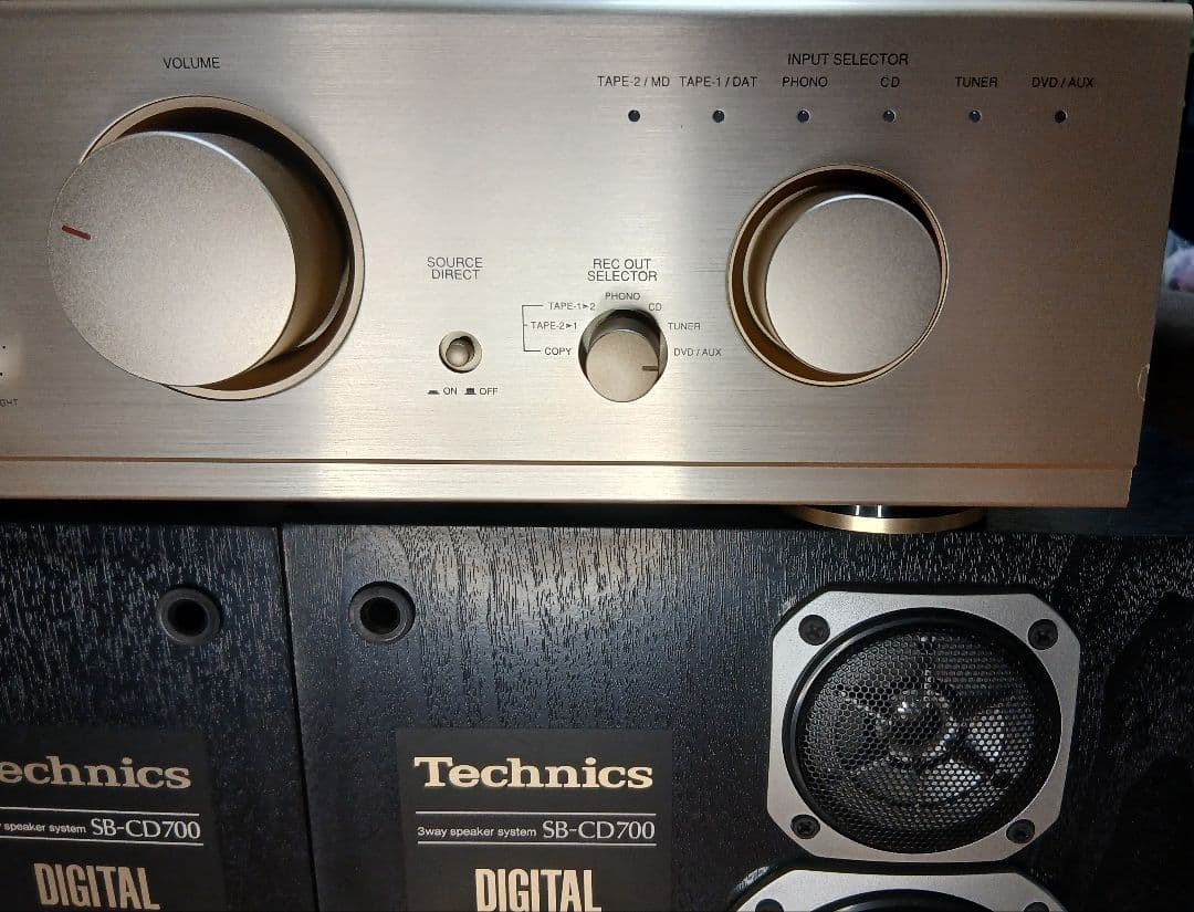 <美品>DENON PMA-390III &Technics SB-CD700