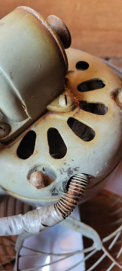 カ*チ様 アンティーク 扇風機 芝浦製作所 レトロ 卓上扇風機　ジャンク品