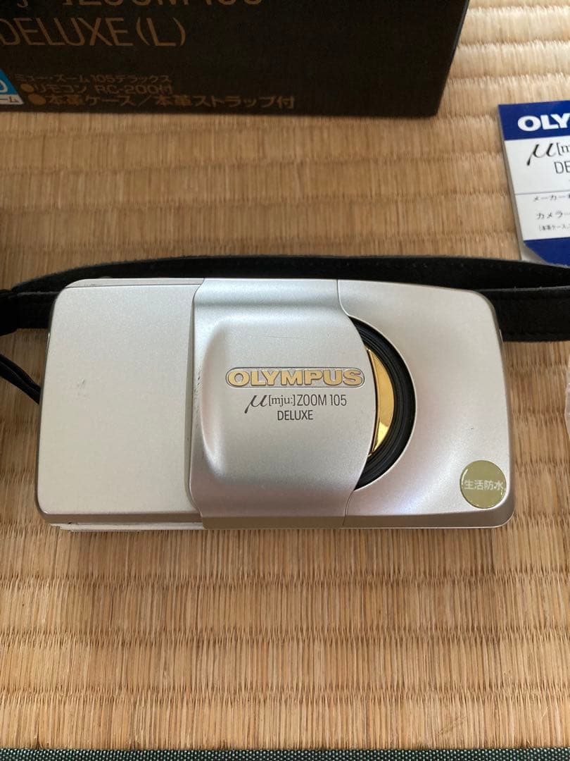 OLYMPUS μ ZOOM 105 DELUXE フィルムカメラ〔動作未確認〕