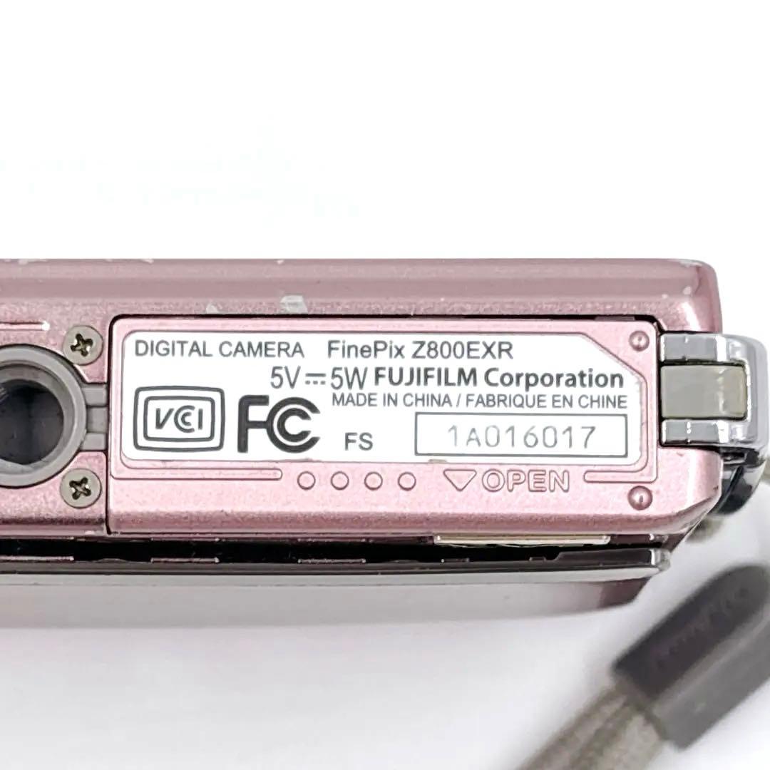 動作◎ FUJIFILM FinePix Z800EXR ピンク バッテリー2個