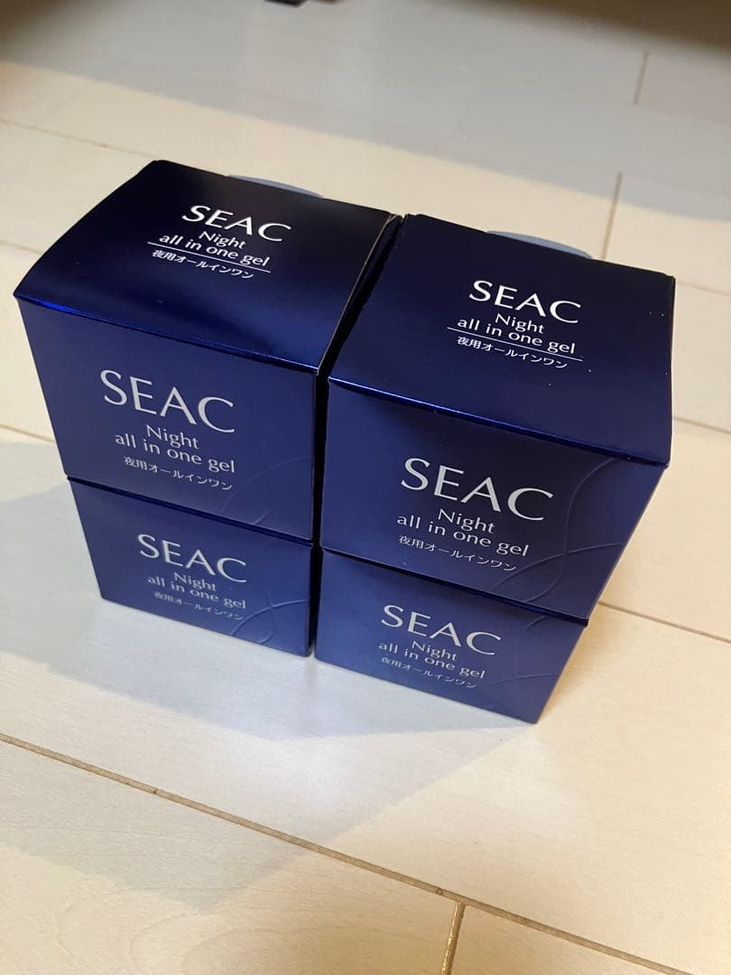 SEAC シーク夜用4個セット★オールインワン50g