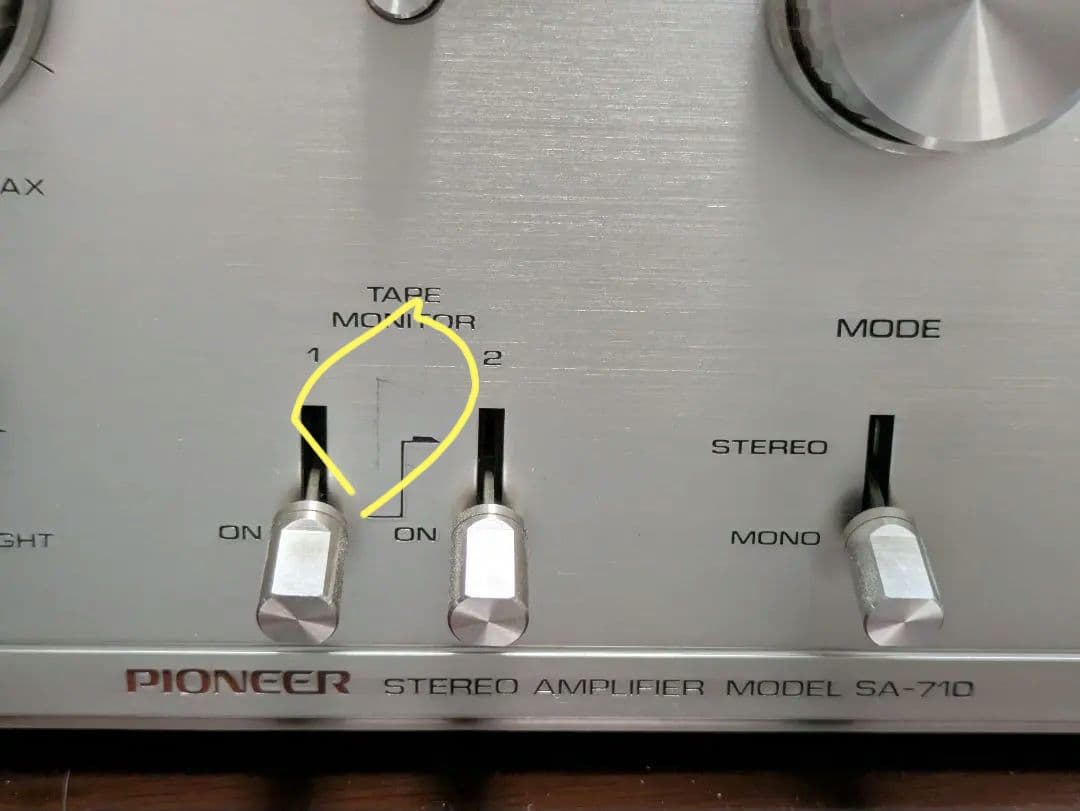 Pioneer SA-710 プリメインアンプ