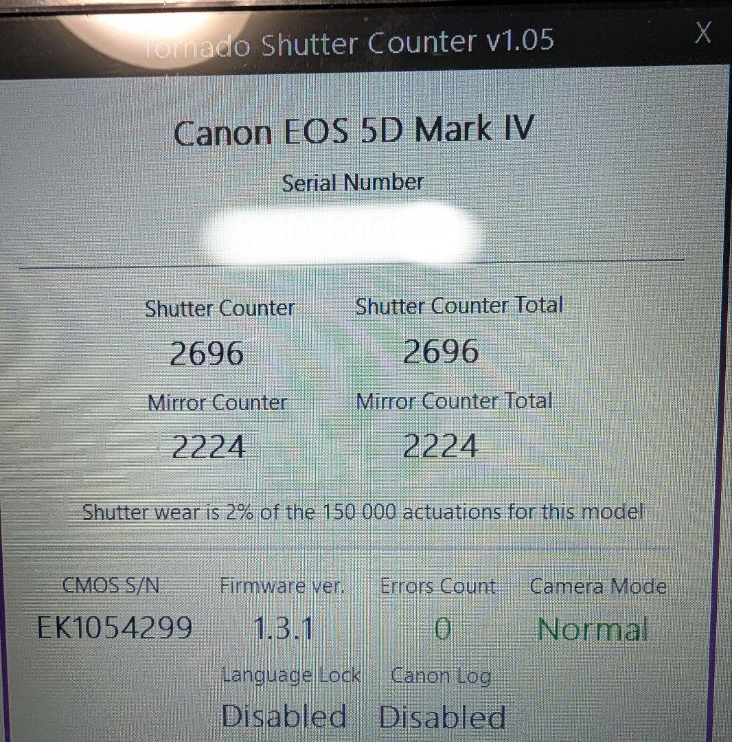 Canon　キャノン　EOS 5D Mark IV ボディ