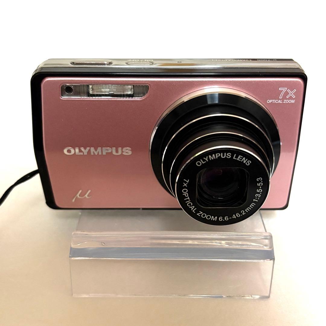 【動作確認済】OLYMPUS オリンパス μ-7000 ピンク デジタルカメラ