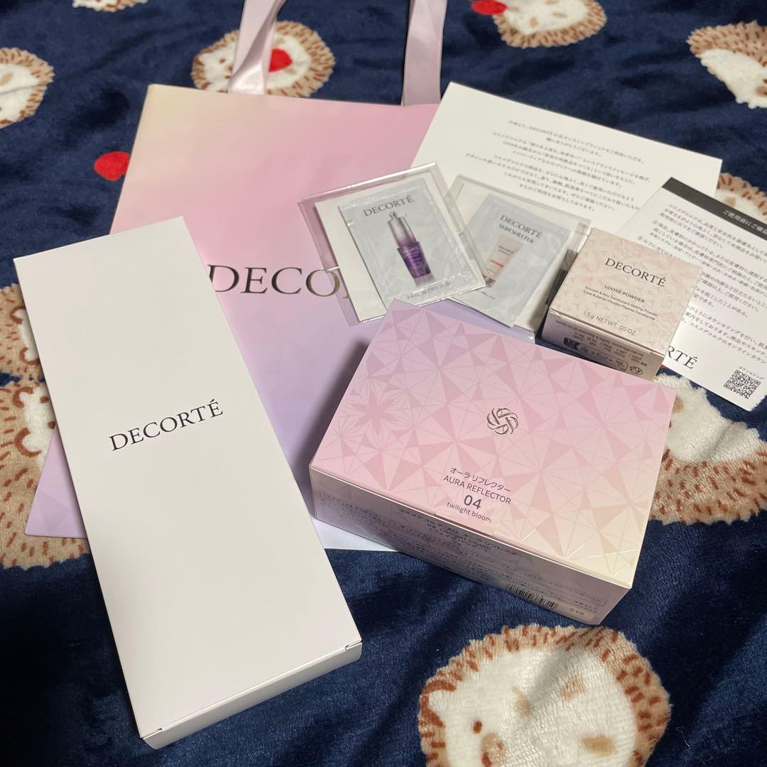 DECORTÉ AQ オーラ リフレクター フェイスパウダー 04 ブラシ付き