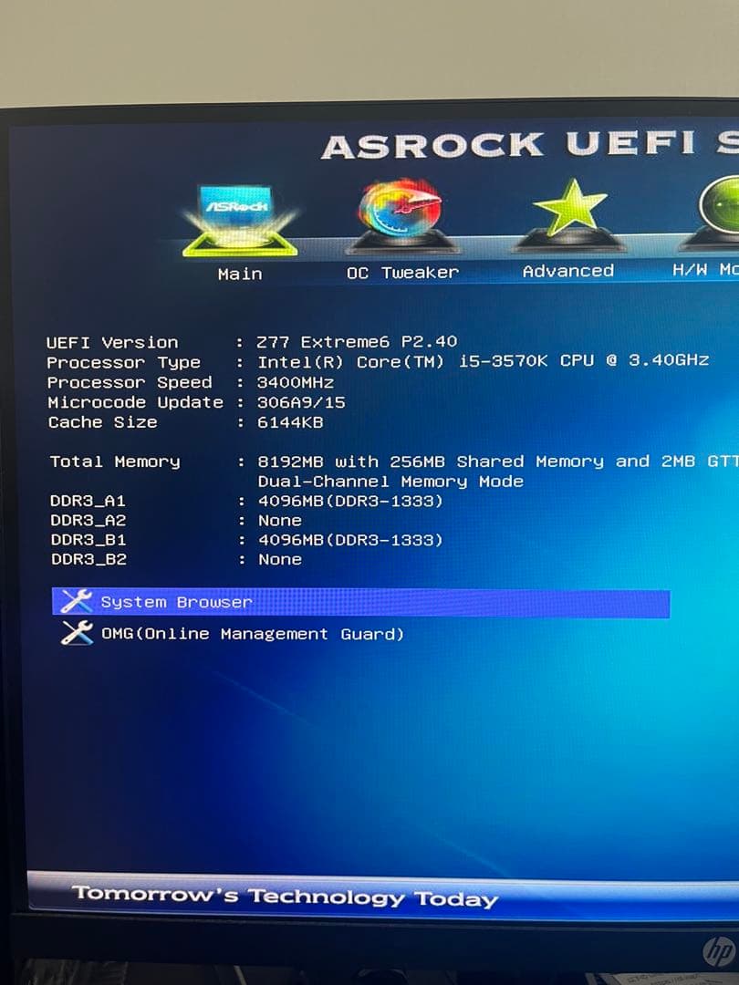 ASRock Z77 Extreme6 cpu メモリ付き