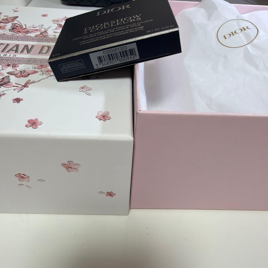 【限定品】DIOR 855 ローズモアレ 桜デザイン箱付き