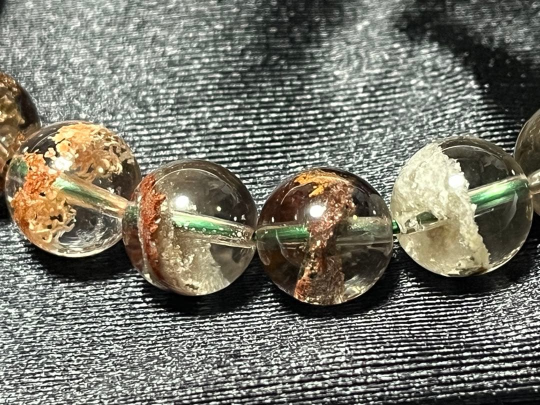 高品質です！四季ガーデンブレスレット 約9.5mm ②
