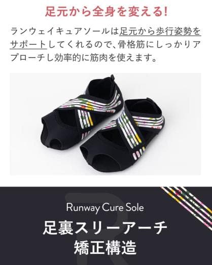 新品未開封Runway Cure Sole 足用サポーター Lサイズ ruj