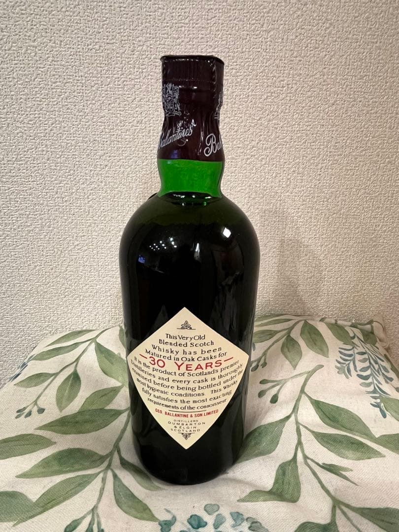 バランタイン30年茶色キャップ75clダンバートン表記80年代