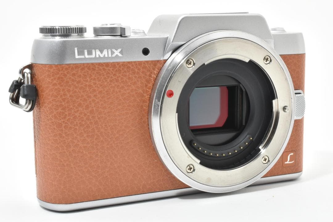 パナソニックLumix DMC-GF7 ミラーレスデジタルカメラボディ ブラウン