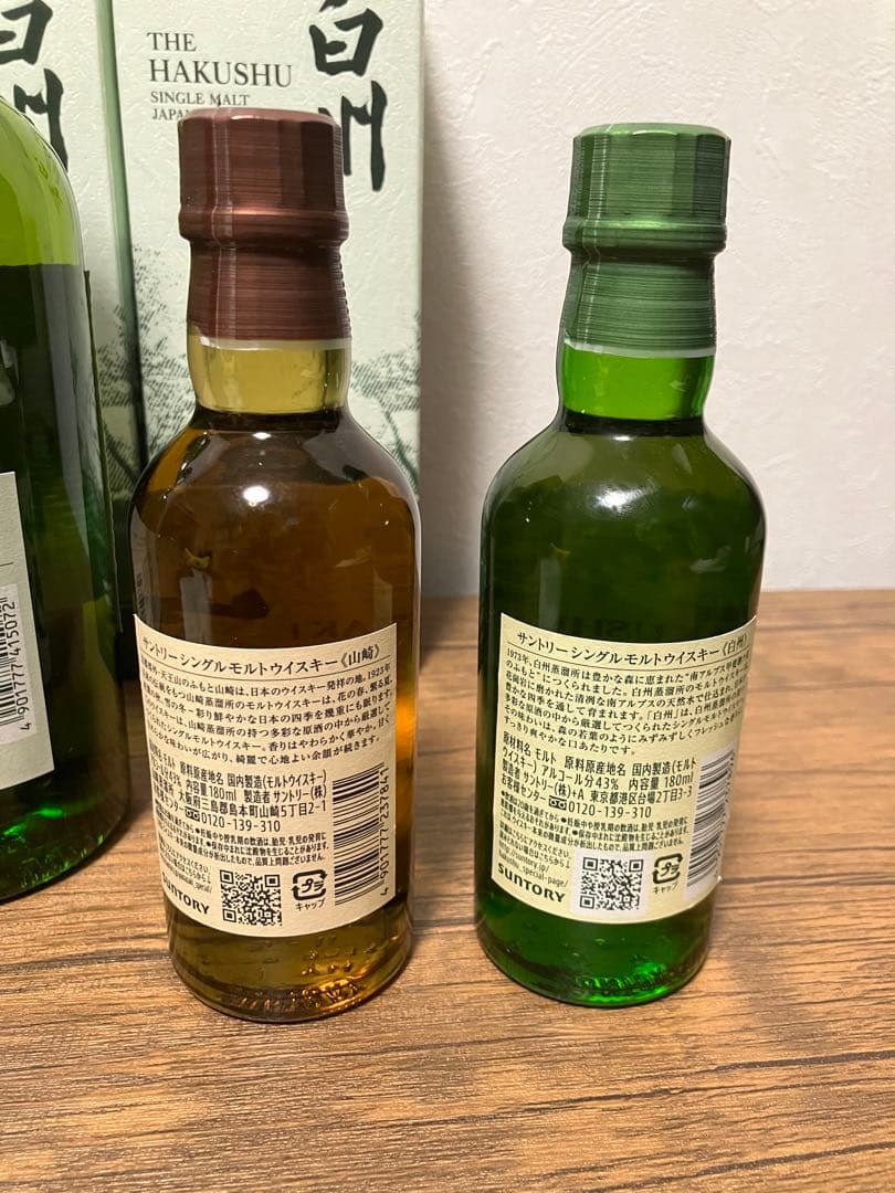 白州 story of the distillery 2024 2本 山崎 白州