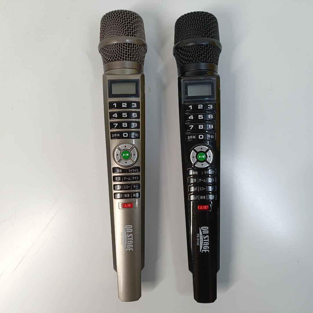 ON STAGE PK-902W カラオケ 増設用マイク付き PK-D102