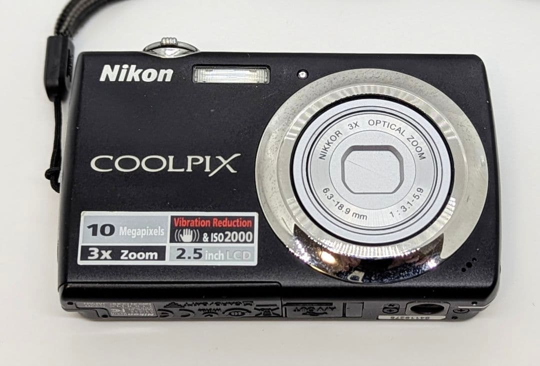 Nikon COOLPIX S220 10MP コンパクトデジタルカメラ 可動品