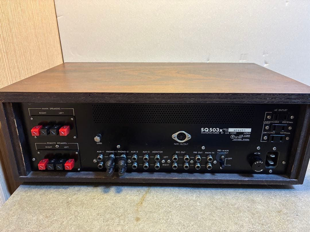 ラックス アンプ Amplifier SQー503x