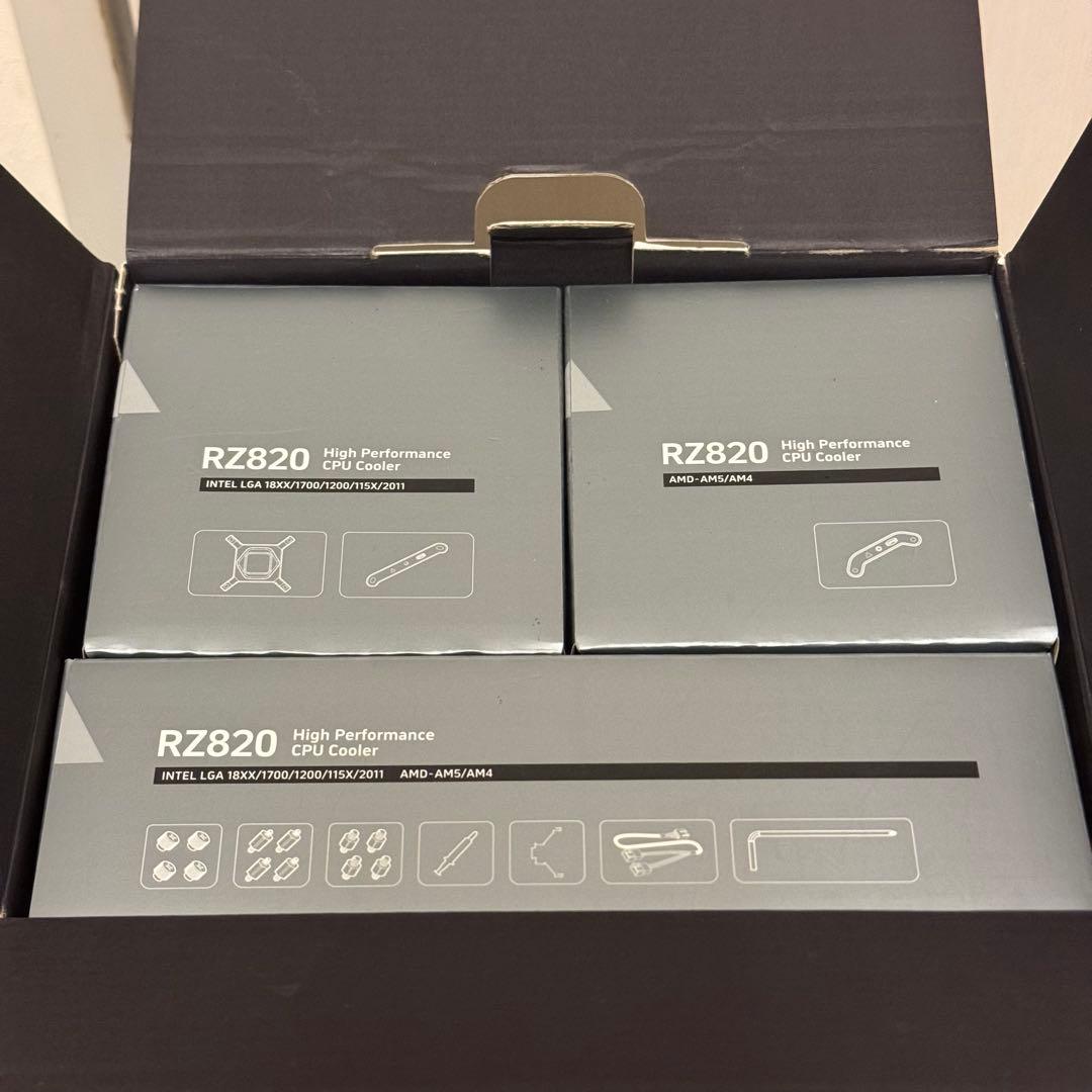 ★新品・動作確認のみ★ CPS RZ820 ハイエンド大型空冷CPUクーラー