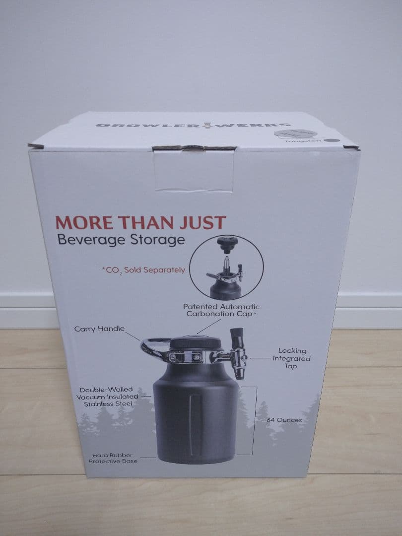 GrowlerWerks UKEG GO 64oz ビールサーバ