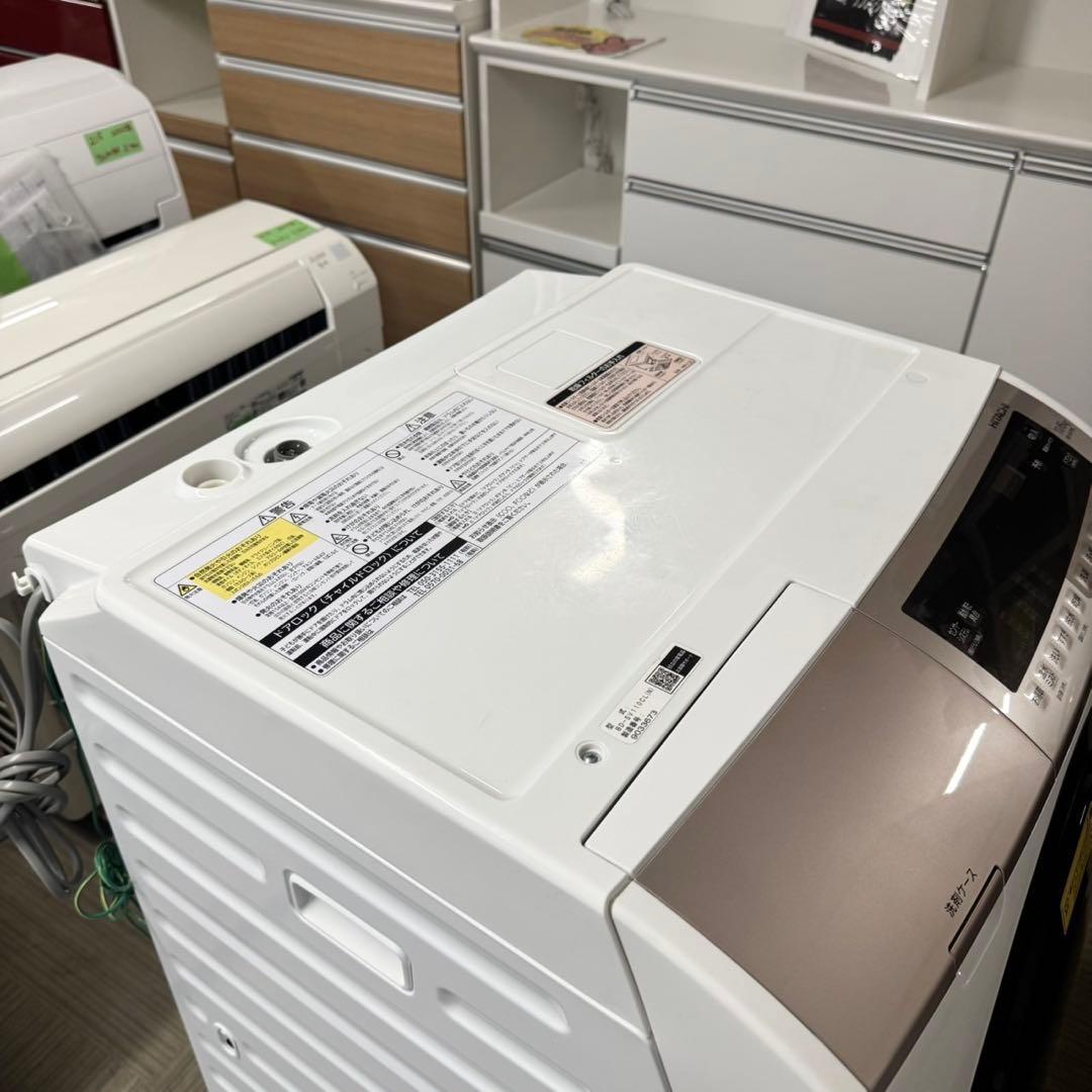 日立 2019年製 11.0/6.0kgドラム式 ヒートリサイクル乾燥