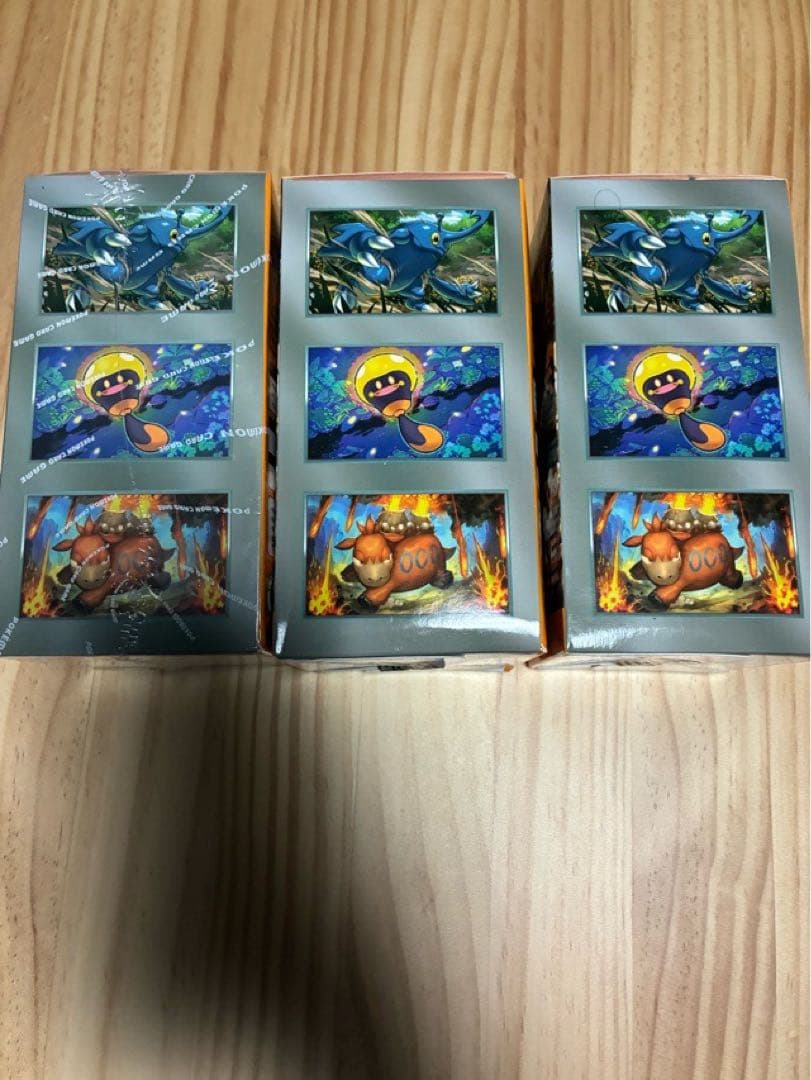 ポケモンカード クレイバースト 韓国語 ハングル文字 新品 3BOX シュリンク