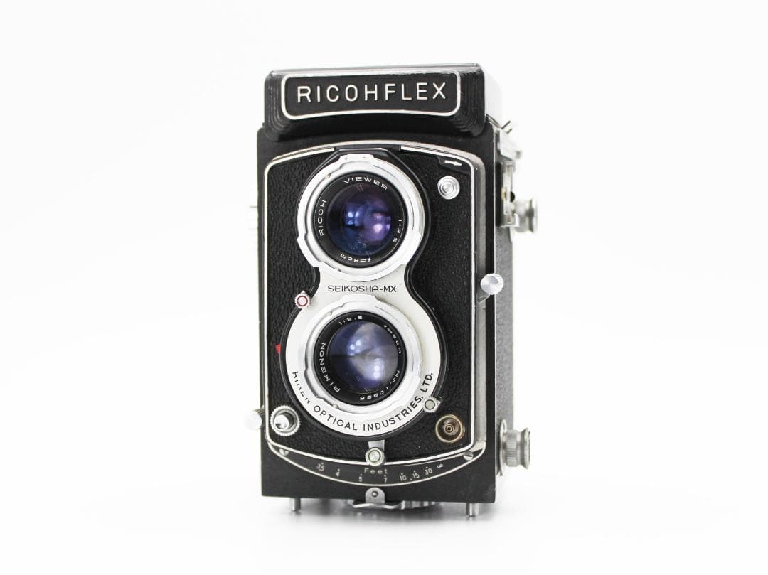 【動作品】RICOH Ricohflex New Dia 二眼レフ 80mm