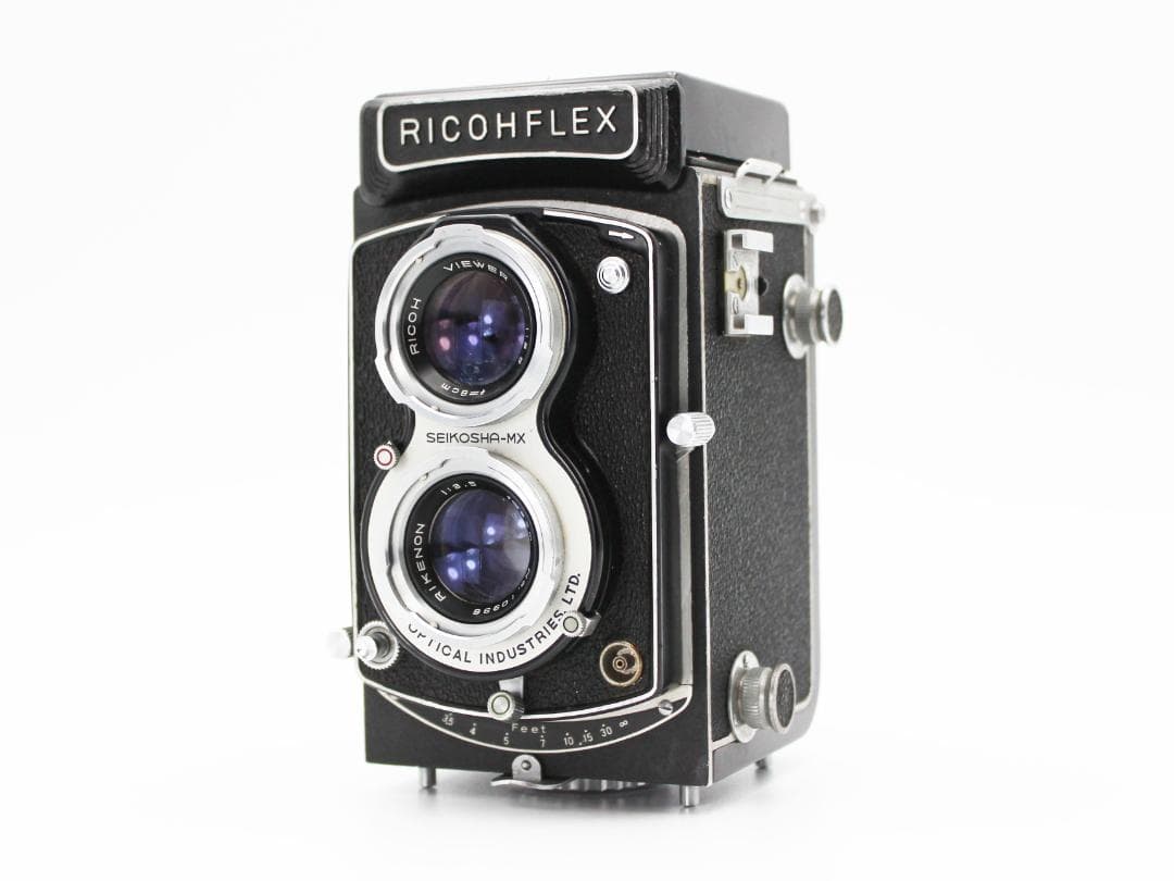 【動作品】RICOH Ricohflex New Dia 二眼レフ 80mm
