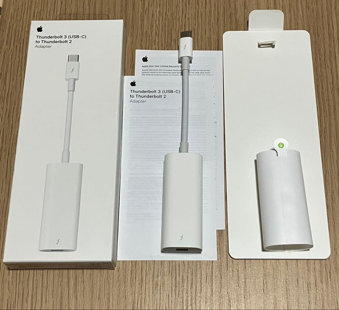 Apple純正 Thunderbolt 3 Thunderbolt 2 アダプタ