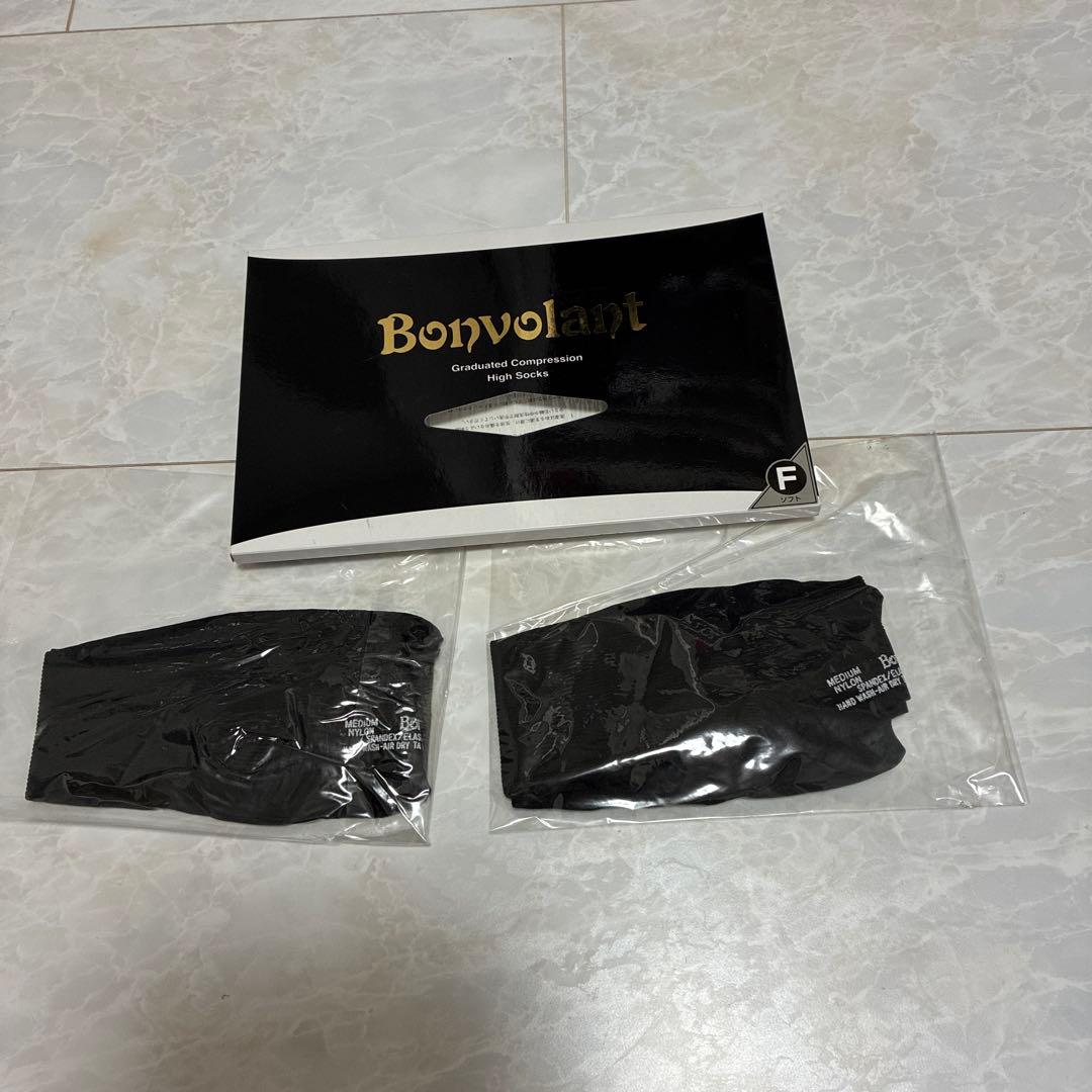サミットインターナショナルBonvolant 着圧ソックス Ｆブラック