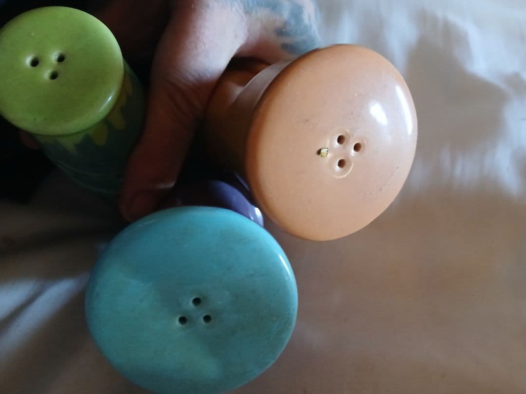 shagティキデザイン 陶器製スパイス入れ 3点セット