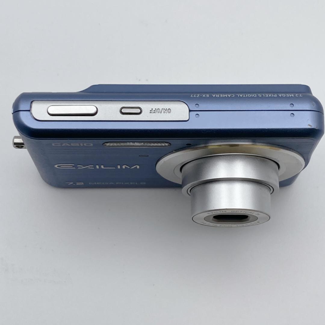 【美品】CASIO EXILIM EX-Z7 デジタルカメラ ブルー