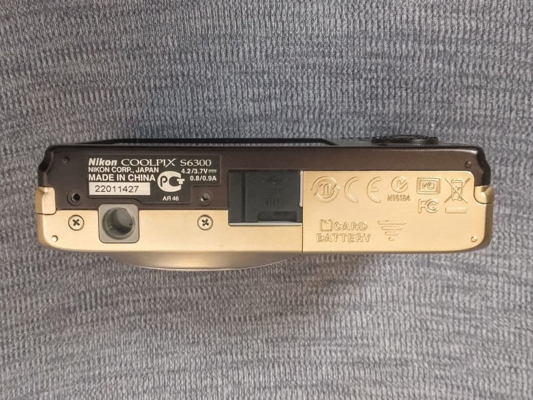 Nikon ニコン COOLPIX S6300 ゴールド 動作確認済